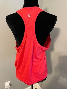 lululemon Swiftly Red Performance Tank